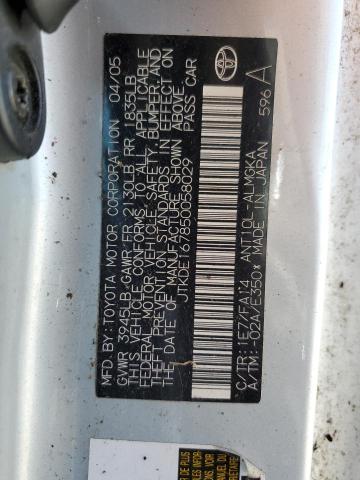 Photo 10 from auction – 2005 TOYOTA SCION TC with VIN JTKDE167850058029