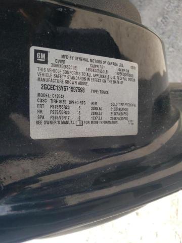 Photo 10 from auction – 2007 CHEVROLET SILVERADO with VIN 2GCEC13Y571597598