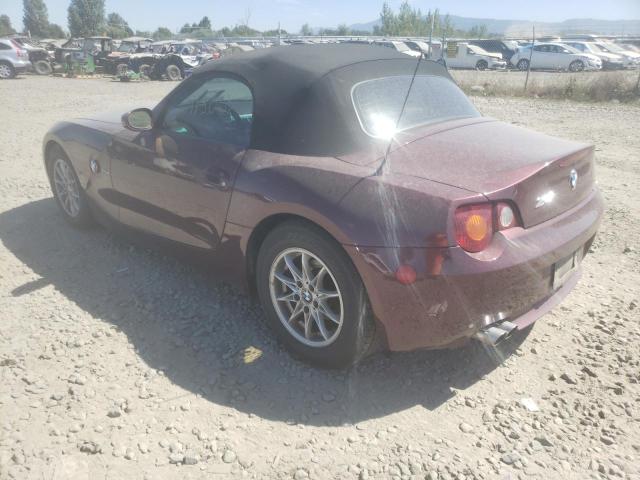 Photo 3 from auction – 2004 BMW Z4 2.5 with VIN 4USBT33564LS49930