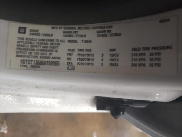 Photo 10 from auction – 2005 GMC CANYON with VIN 1GTDT136858152065