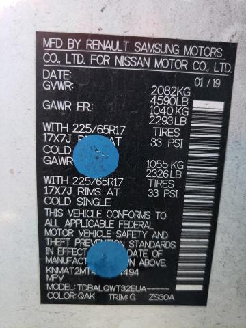 Photo 10 from auction – 2019 NISSAN ROGUE S with VIN KNMAT2MT4KP534494