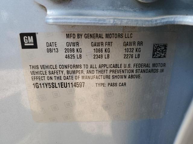 Photo 10 from auction – 2014 CHEVROLET IMPALA LS with VIN 1G11Y5SL1EU114597