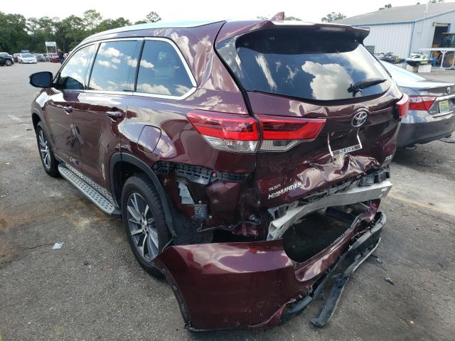 Photo 3 from auction – 2018 TOYOTA HIGHLANDER with VIN 5TDKZRFH3JS284674
