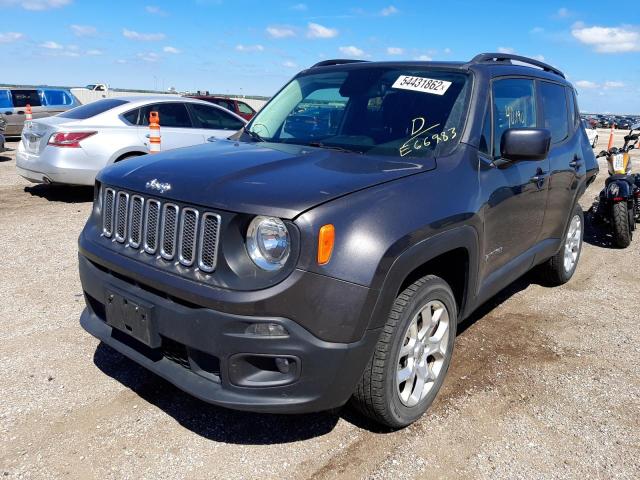 Photo 2 from auction – 2017 JEEP RENEGADE L with VIN ZACCJBBB1HPE66983