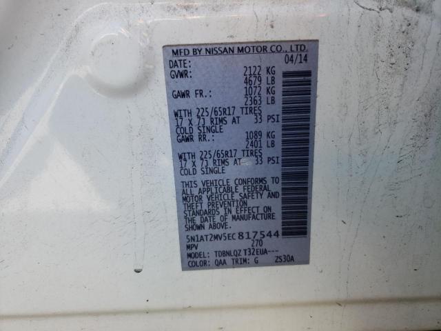 Photo 10 from auction – 2014 NISSAN ROGUE S with VIN 5N1AT2MV5EC817544