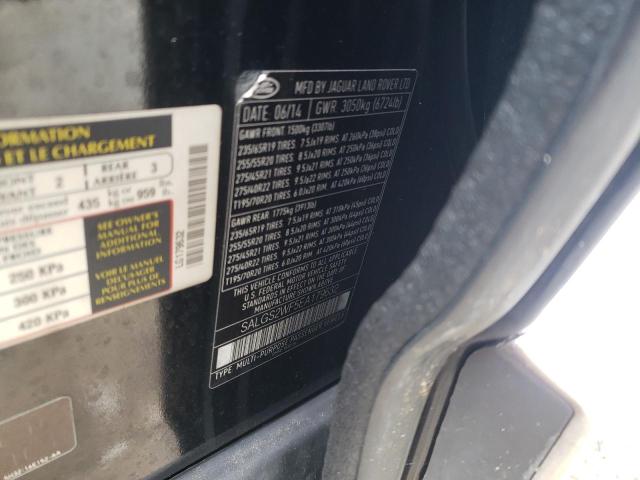 Photo 10 from auction – 2014 LAND ROVER RANGE ROVE with VIN SALGS2WF5EA179632