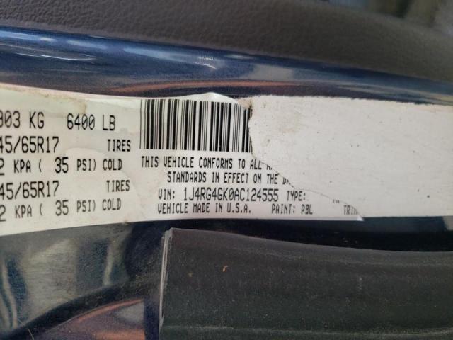 Photo 10 from auction – 2010 JEEP COMMANDER with VIN 1J4RG4GK0AC124555