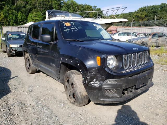 JEEP RENEGADE S 2017 with VIN ZACCJBAB3HPF50644 - Photo from auction