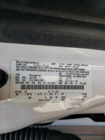 Photo 10 from auction – 2014 FORD FOCUS SE with VIN 1FADP3K22EL441959