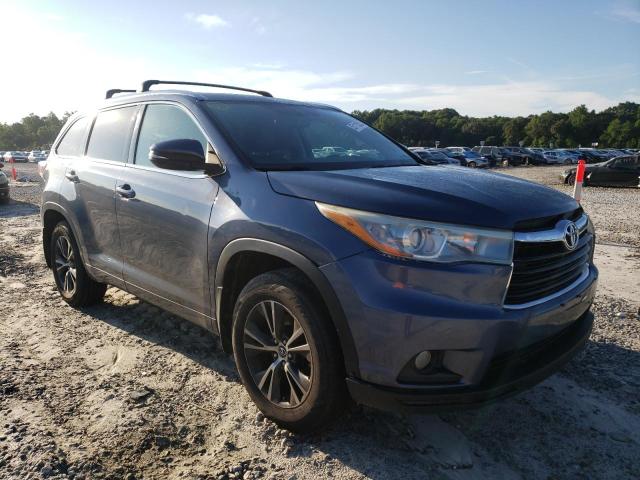 TOYOTA HIGHLANDER 2016 with VIN 5TDJKRFH2GS226578 - Photo from auction
