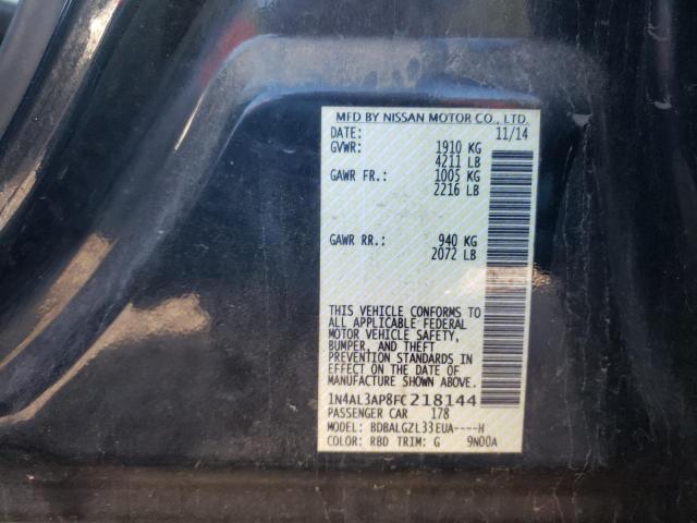 Photo 10 from auction – 2015 NISSAN ALTIMA 2.5 with VIN 1N4AL3AP8FC218144