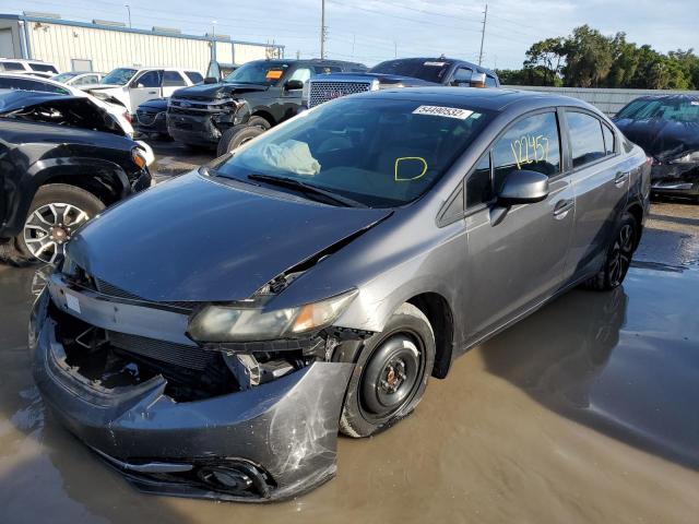 Photo 2 from auction – 2013 HONDA CIVIC EXL with VIN 2HGFB2F92DH515591