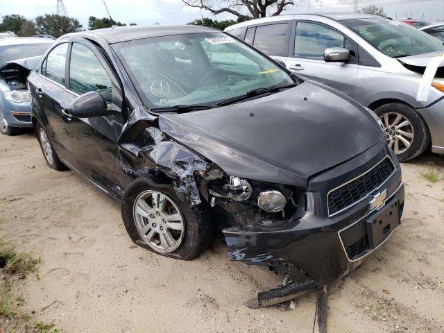 CHEVROLET SONIC LT 2014 with VIN 1G1JC5SHXE4192029 - Photo from auction