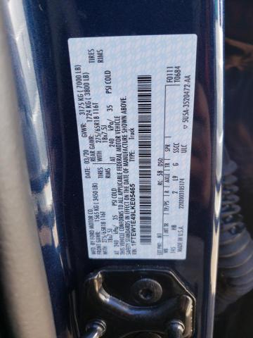 Photo 10 from auction – 2020 FORD F150 SUPER with VIN 1FTEW1E49LKE05465