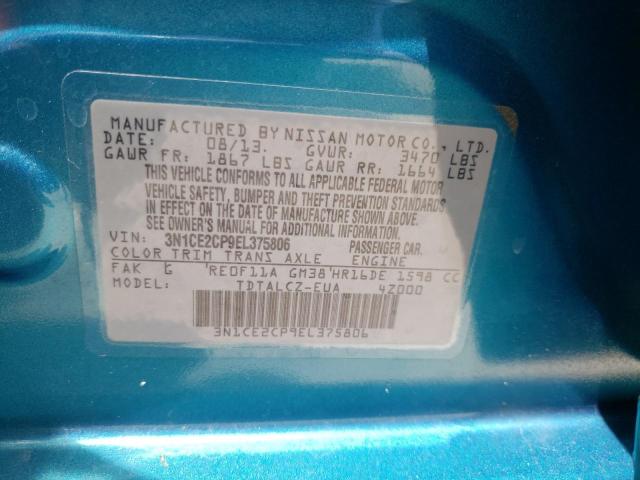 Photo 10 from auction – 2014 NISSAN VERSA NOTE with VIN 3N1CE2CP9EL375806