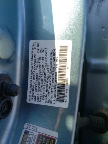 Photo 10 from auction – 2016 HONDA CR-V SE with VIN 2HKRM4H4XGH609409