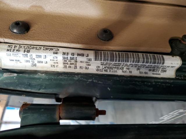 Photo 10 from auction – 2000 JEEP WRANGLER / with VIN 1J4FA59S2YP701435