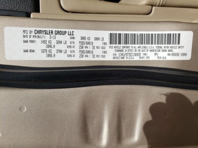 Photo 10 from auction – 2014 JEEP GRAND CHER with VIN 1C4RJFBT5EC192035