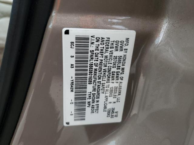Photo 10 from auction – 2003 HONDA ODYSSEY EX with VIN 5FNRL18663B016089
