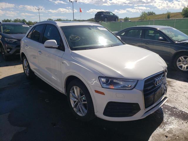 Photo 1 from auction – 2018 AUDI Q3 PREMIUM with VIN WA1ECCFS9JR027955