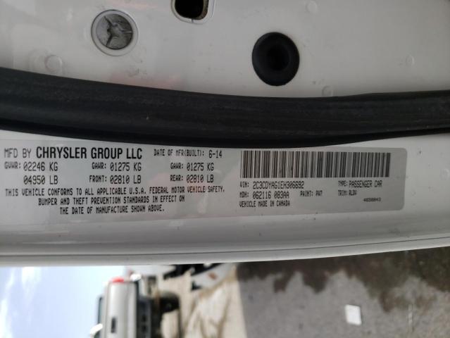 Photo 10 from auction – 2014 DODGE CHALLENGER with VIN 2C3CDYAG1EH306692