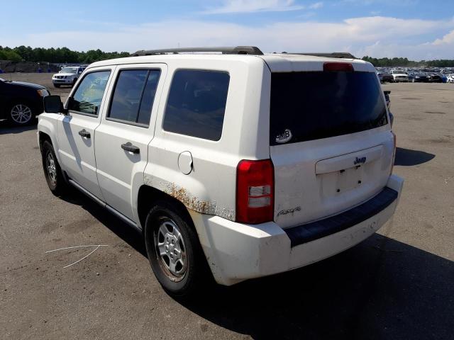 Photo 3 from auction – 2008 JEEP PATRIOT with VIN 1J8FF28W98D795902