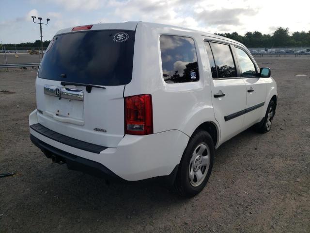 Photo 4 from auction – 2013 HONDA PILOT LX with VIN 5FNYF4H24DB081672