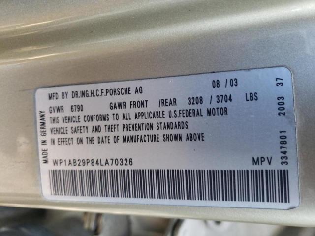 صورة رقم 10 من المزاد - 2004 PORSCHE CAYENNE S مع VIN WP1AB29P34LA70326