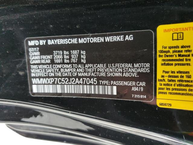 Photo 10 from auction – 2018 MINI COOPER S with VIN WMWXP7C52J2A47045
