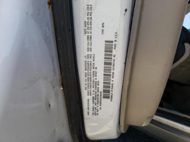 Photo 10 from auction – 2005 SUBARU LEGACY OUT with VIN 4S4BP62C657304765