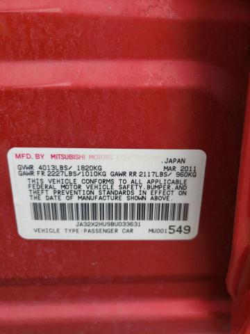 Photo 10 from auction – 2011 MITSUBISHI LANCER ES/ with VIN JA32X2HU9BU033631