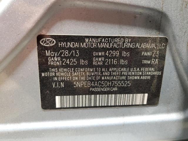 Photo 10 from auction – 2013 HYUNDAI SONATA GLS with VIN 5NPEB4AC5DH755525