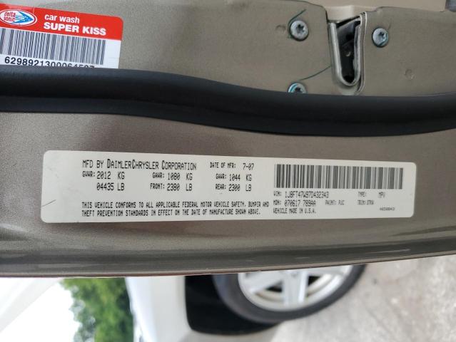 Photo 10 from auction – 2007 JEEP COMPASS with VIN 1J8FT47W97D432343