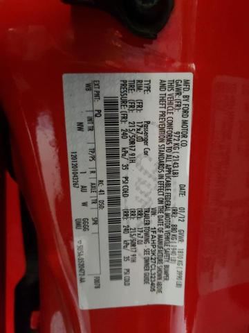 Photo 10 from auction – 2012 FORD FOCUS SE with VIN 1FAHP3K27CL323405