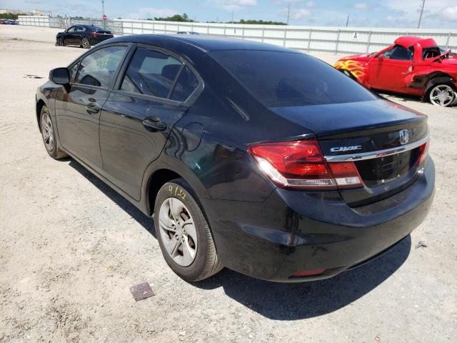 Photo 3 from auction – 2013 HONDA CIVIC LX with VIN 19XFB2F5XDE012365