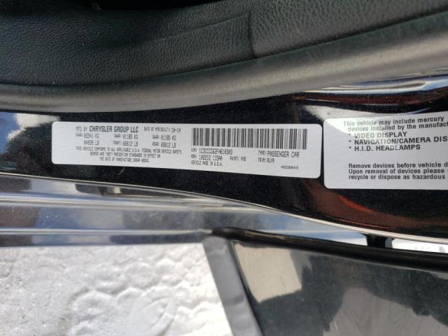 Photo 10 from auction – 2015 CHRYSLER 200 S with VIN 1C3CCCDG2FN610303
