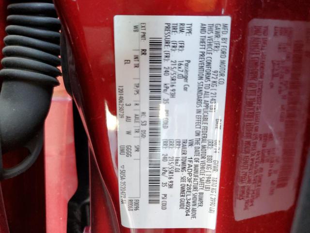 Photo 10 from auction – 2014 FORD FOCUS SE with VIN 1FADP3F28EL349264