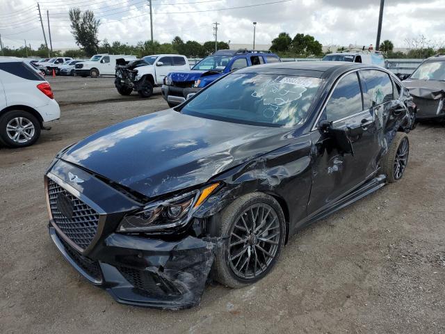 Photo 2 from auction – 2019 GENESIS G80 BASE with VIN KMHGN4JB0KU299424