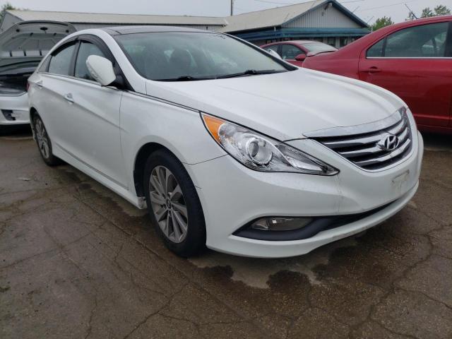 HYUNDAI SONATA SE 2014 with VIN 5NPEC4AC1EH848010 - Photo from auction