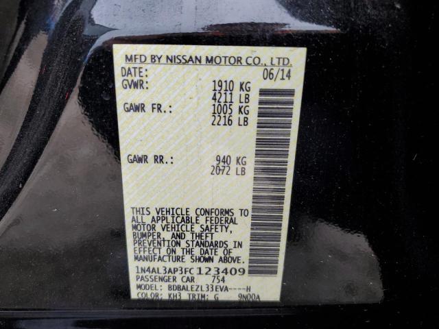 Photo 10 from auction – 2015 NISSAN ALTIMA 2.5 with VIN 1N4AL3AP3FC123409