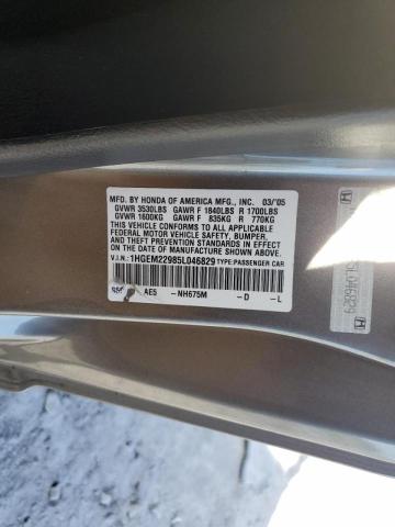 Photo 10 from auction – 2005 HONDA CIVIC with VIN 1HGEM22985L046829