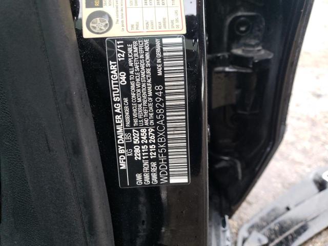 Photo 10 from auction – 2012 MERCEDES-BENZ E 350 with VIN WDDHF5KBXCA582948