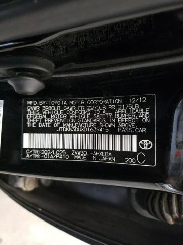 Photo 10 from auction – 2013 TOYOTA PRIUS with VIN JTDKN3DUXD1639415