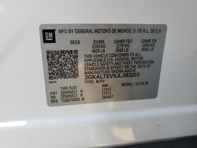 Photo 10 from auction – 2018 GMC TERRAIN SL with VIN 3GKALTEV5JL383203