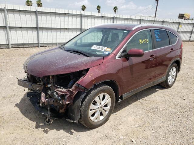 Photo 2 from auction – 2014 HONDA CR-V EXL with VIN 5J6RM3H74EL040936
