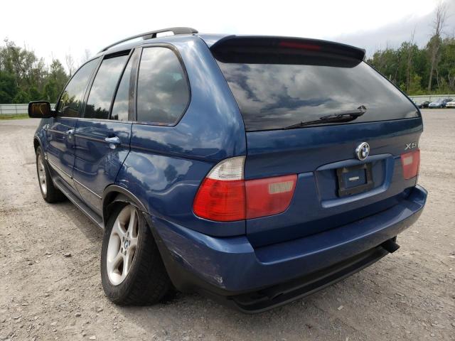 Photo 3 from auction – 2002 BMW X5 3.0I with VIN 5UXFA53582LP32727