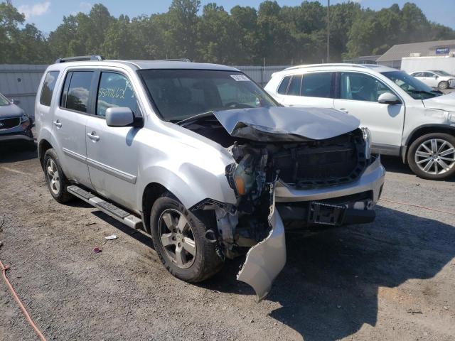 HONDA PILOT EXLN 2011 with VIN 5FNYF4H78BB017384 - Photo from auction