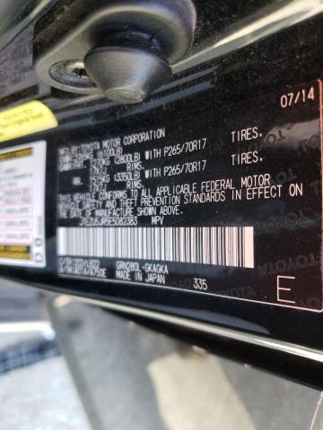 Photo 10 from auction – 2014 TOYOTA 4RUNNER SR with VIN JTEZU5JR5E5082383