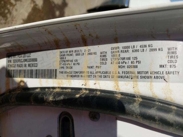 Photo 10 from auction – 2021 RAM 2500 TRADE with VIN 3C6UR5CJ0MG559999