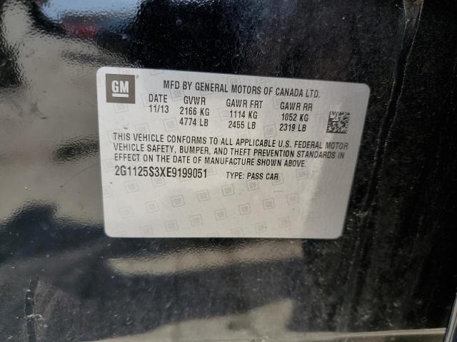 Photo 10 from auction – 2014 CHEVROLET IMPALA LT with VIN 2G1125S3XE9199051